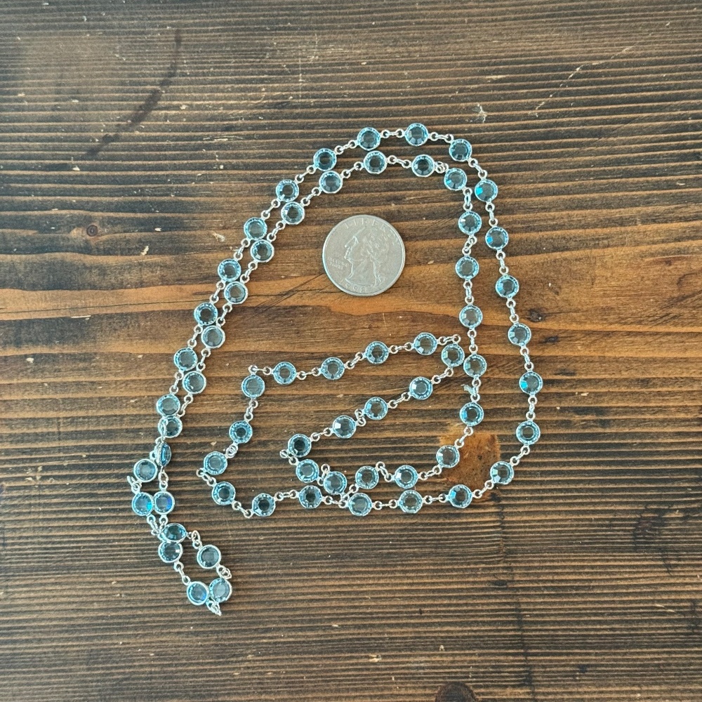 Touchstone Chanelle Necklace, Aqua Ignite
